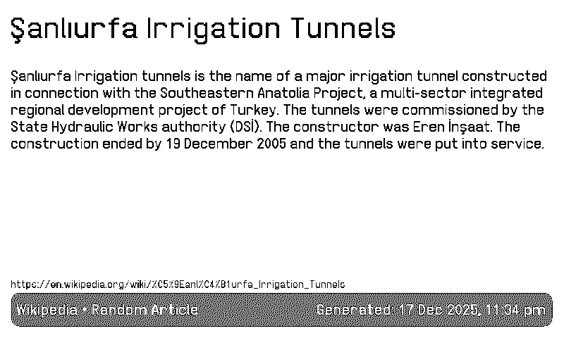 Wikipedia Article preview